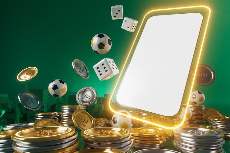 Mesin slot digital dengan animasi warna-warni dan kemenangan yang adil
